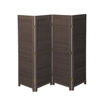 弘益(KOEKI) UTILITY 衝立4連 ブラウン 高さ1350mm JPLB4SBR【メーカー直送：代金引換不可：同梱不可】【北海道・沖縄・離島は配達不可】