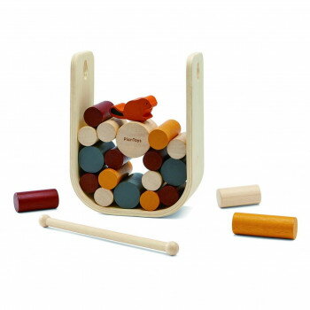 正規輸入品 プラントイ 木製玩具 丸太落としII 8907【メーカー直送：代金引換不可：同梱不可】【北海道・沖縄・離島は配達不可】