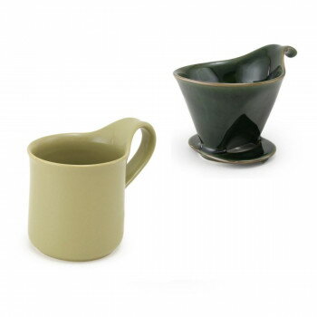 ZERO JAPAN(ゼロジャパン) ドリッパー＆カフェマグセット ドリッパートレイ付 DMZ-16 AGN/OL【メーカー..