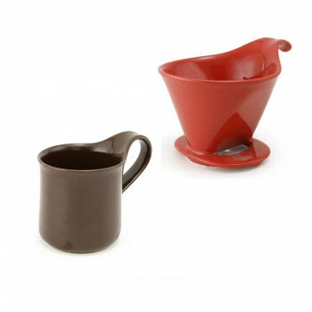 ZERO JAPAN(ゼロジャパン) ドリッパー＆カフェマグセット ドリッパートレイ付 DMZ-16 TO/DCH【メーカー..