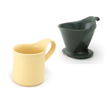 ZERO JAPAN(ゼロジャパン) ドリッパー＆カフェマグセット ドリッパートレイ付 DMZ-16 SGY/BA【メーカー..