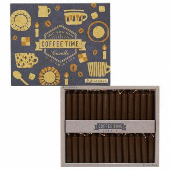 丸叶むらた COFFEE TIME コーヒーキャンドル 56本入 キャンドル ティータイム 250250【メーカー直送：代金引換不可：同梱不可】【北海道・沖縄・離島は配達不可】