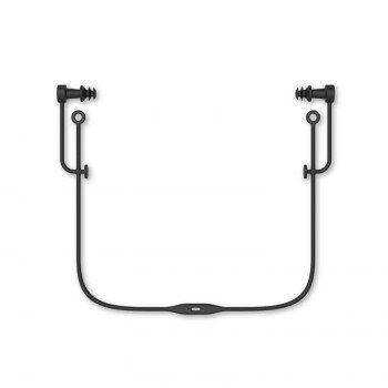 山本光学 SWANS 抗菌シリコン耳せん コード付き ブラック SA-57AB BK【メーカー直送：代金引換不可：同..