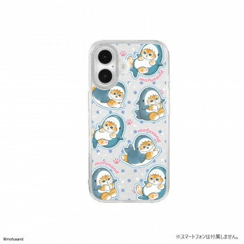 mofusand Camera Frame iPhone 16 対応 ケース サメにゃん MOFU-87A【メーカー直送：代金引換不可：同梱不可】【北海道・沖縄・離島は配達不可】
