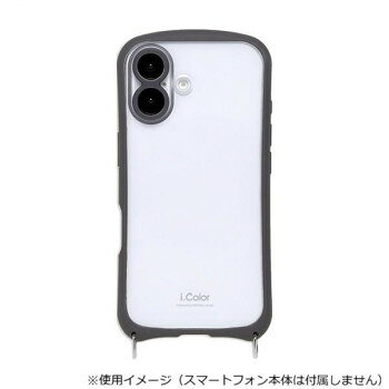 Rakuten - i.Color iPhone17専用背面型ケース Charcoal/チャコール iP25-61-ICSH01【メーカー直送：代金引換不可：同梱不可】【北海道・沖縄・離島は配達不可】