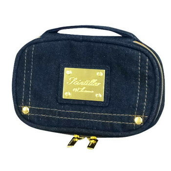 アットファースト スクエアポーチ デニム NV AF8318【メーカー直送：代金引換不可：同梱不可】【北海道..