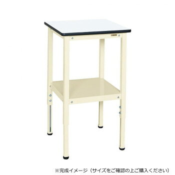 ※パッケージ、デザイン等は予告なく変更される場合があります。※画像はイメージです。商品タイトルと一致しない場合があります。豊富なバリエーションで様々な作業を補助します。※配達希望日の明記は可能ですが、確約ではございません。※この商品は3個口での出荷になります。(目安個装サイズ:400×725×80mm:6.35kg/440×450×50mm:3.65kg/515×530×30mm:4.1kg)※お届けは車上渡しとなります。※搬入場所の状況等によって搬入制限や追加料金が生じる場合があります。※法人への配送の場合は、必ず法人名をご記載ください。サイズ外寸:W500×D500×H660〜860mm個装サイズ：40×73×8cm重量14kg個装重量：6350g素材・材質天板材質:ポリエステル天板(パーチクル天板)仕様外寸:W500×D500×H660〜860mm均等耐荷重:50kgカラー:アイボリー質量:14kg天板サイズ:500×500×20mm天板材質:ポリエステル天板(パーチクル天板)天板カラー:ホワイトアジャスター:　M8×P1.25組立式生産国日本広告文責:株式会社ホームセンターセブンTEL:0978-33-2811※パッケージ、デザイン等は予告なく変更される場合があります。※画像はイメージです。商品タイトルと一致しない場合があります。fk094igrjs