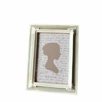 ヴィヴィアン 写真立て(小) グレーホワイト 77044PF【メーカー直送：代金引換不可：同梱不可】【北海道・沖縄・離島は配達不可】