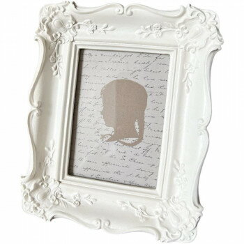 ヴィヴィアン 写真立て(長角) ホワイト 77048PF-WH【メーカー直送：代金引換不可：同梱不可】【北海道・沖縄・離島は配達不可】