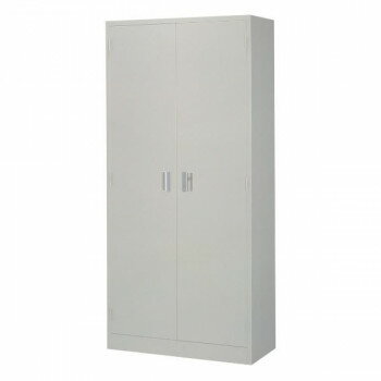 A4対応書庫/D:400タイプ 両開書庫 H1860 棚板4枚付 ニューグレー COM-FH40-G19【メーカー直送：代金引換不可：同梱不可】【北海道・沖縄・離島は配達不可】