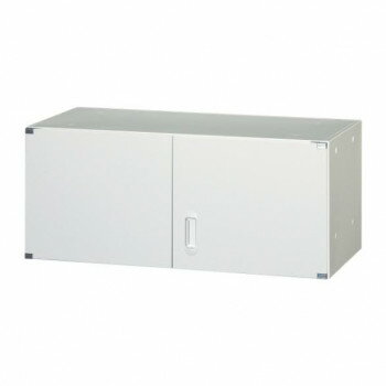 壁面収納家具/D:450・ホワイトタイプ 上置専用両開戸 H380 棚板なし・錠なし ALPSホワイト色 COM-UAH-W4A【メーカー直送：代金引換不可：同梱不可】【北海道・沖縄・離島は配達不可】