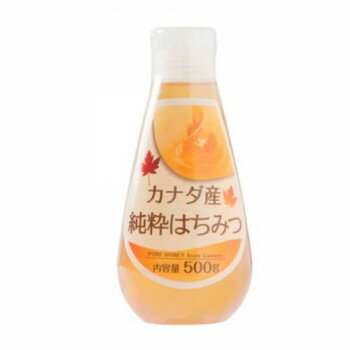 クインビーガーデン カナダ産純粋はちみつ 500g×24本【メーカー直送：代金引換不可：同梱不可】【北海道・沖縄・離島は配達不可】