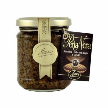 イタリア INAUDI社(イナウディ社) 森の黒真珠 (トリュフ入りペースト) 180g×6個 T7【メーカー直送：代..