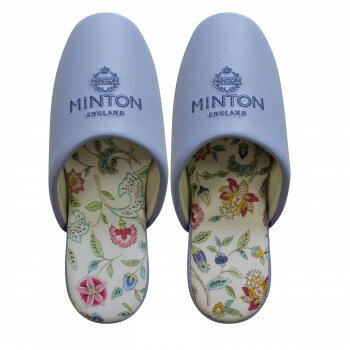 アセット スリッパ MINTON コーティングフラワー ブルー MT27001-B【メーカー直送：代金引換不可：同梱不可】【北海道・沖縄・離島は配達不可】