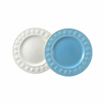 （B） ウェッジウッド フェスティビティ アイボリー＆ブルーP27ペア 1054016【メーカー直送：代金引換不可：同梱不可】【北海道・沖縄・離島は配達不可】