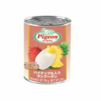 ピジョン パイナップル入りランブータン・シラップづけ(ヘビー)230g 48個セット【メーカー直送：代金引換不可：同梱不可】【北海道・沖縄・離島は配達不可】