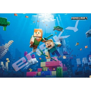 マジカルピース -ライト- ジグソーパズル208ピース MINECRAFT Aquatic 208-ML10【メーカー直送：代金引換不可：同梱不可】【北海道・沖縄・離島は配達不可】