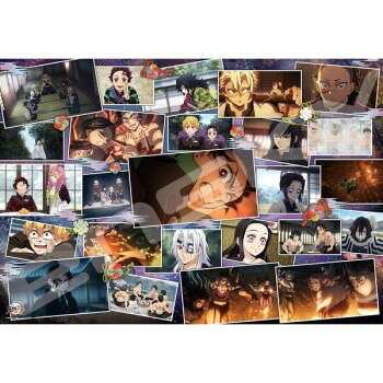 ※パッケージ、デザイン等は予告なく変更される場合があります。※画像はイメージです。商品タイトルと一致しない場合があります。アニメの名場面をコラージュした、ファンにはたまらないデザインです。※画像・デザイン・イラスト等はイメージです。実際の商品とは異なる場合がございます。※商品の発売・仕様などは、諸般の事情により変更・延期・中止となる場合がございます。サイズ51×73.5cm個装サイズ：29.0×22.0×5.0cm重量個装重量：840g素材・材質紙仕様ピース:1000ピースパネル:No.10-T(C)吾峠呼世晴/集英社・アニプレックス・ufotable付属品ピース請求ハガキ・パズル専用のり・のりヘラ生産国日本広告文責:株式会社ホームセンターセブンTEL:0978-33-2811※パッケージ、デザイン等は予告なく変更される場合があります。※画像はイメージです。商品タイトルと一致しない場合があります。fk094igrjs