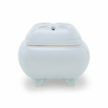 日本香堂 香炉 青磁 角 有田焼 28005【メーカー直送：代金引換不可：同梱不可】【北海道・沖縄・離島は..