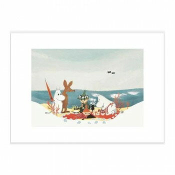 MOOMIN ムーミン ポスター 21×30 Moomin Picnic by the Sea PTR040005【メーカー直送：代金引換不可：同梱不可】【北海道・沖縄・離島..