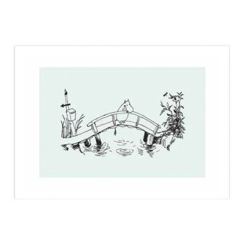 MOOMIN �ࡼ�ߥ� �ݥ����� 21��30 Moomin On Moominvalley Bridge PTR040014�ڥ᡼����ľ�����������Բġ�Ʊ���Բġۡ��̳�ƻ�����졦Υ�����ã�Բġ�