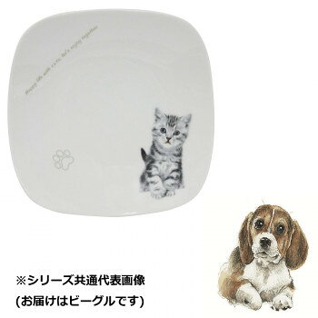 ※パッケージ、デザイン等は予告なく変更される場合があります。※画像はイメージです。商品タイトルと一致しない場合があります。子犬のイラストが描かれたプレートです。ご自分用、プレゼントにもおすすめのプレートです。サイズ縦19.5cm、横19.5cm、高さ3.8cm個装サイズ：21×21×5cm重量約282g個装重量：470g素材・材質磁器仕様食洗機・電子レンジ:対応生産国日本広告文責:株式会社ホームセンターセブンTEL:0978-33-2811※パッケージ、デザイン等は予告なく変更される場合があります。※画像はイメージです。商品タイトルと一致しない場合があります。fk094igrjs