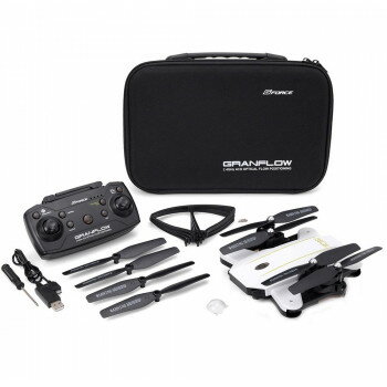 G-FORCE ジーフォース GRANFLOW(グランフロー) White/Black ドローン GB061【メーカー直送：代金引換不..