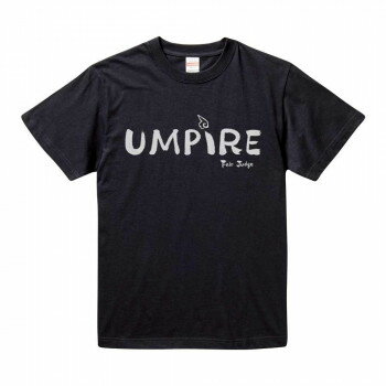 野球 審判Tシャツ UMPIRE Tシャツ　M・BX83-39【メーカー直送：代金引換不可：同梱...