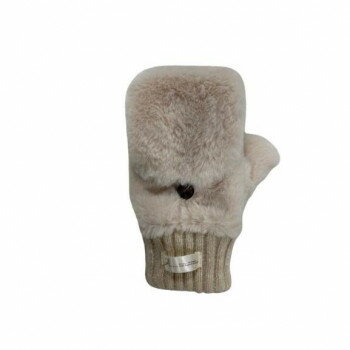 婦人用手袋 エコファー 指無フード ベージュ/BE2 003371424【メーカー直送：代金引換不可：同梱不可】【北海道・沖縄・離島は配達不可】