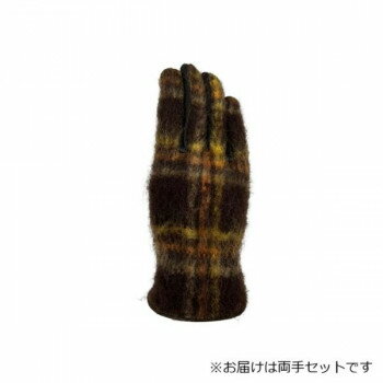紳士用手袋 牛革コンビ手袋 25cm チャ/チャ(5) 001217121【メーカー直送：代金引換不可：同梱不可】【北海道・沖縄・離島は配達不可】