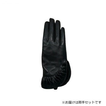 婦人用手袋 羊革 22cm ブラック 4 001318721 メーカー直送：代金引換不可：同梱不可 北海道・沖縄・離島は配達不可