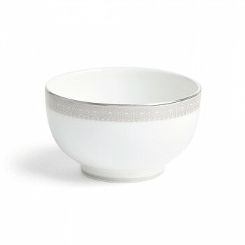 樂天商城 - (B) ウェッジウッド 　V.W.ヴェラ レース プラチナ ラウンドボウル11cm　1066963【メーカー直送：代金引換不可：同梱不可】【北海道・沖縄・離島は配達不可】