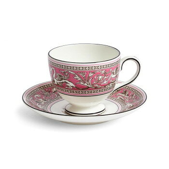 (B) Wedgwood　ウェッジウッド 　フロレンティーン フューシャ ティーCS リー　1070850【メーカー直送：代金引換不可：同梱不可】【北海道・沖縄・離島は配達不可】