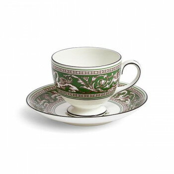 (B) Wedgwood　ウェッジウッド 　フロレンティーン ヴェルデ ティーCS リー　1070851【メーカー直送：代金引換不可：同梱不可】【北海道・沖縄・離島は配達不可】
