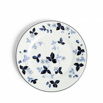 (B) Wedgwood ウェッジウッド ストロベリー インクブルー プレート20cm 1072181【メーカー直送：代金引換不可：同梱不可】【北海道・沖縄・離島は配達不可】