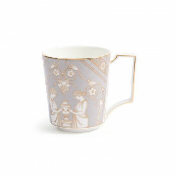(B) Wedgwood　ウェッジウッド 　ルネッサンス グレイ マグ アクセント　1076486【メーカー直送：代金引換不可：同梱不可】【北海道・沖縄・離島は配達不可】