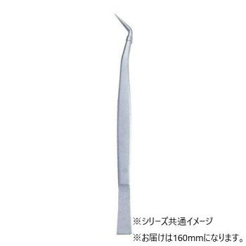 美鈴 精密ピンセット(先曲) 160mm 862【メーカー直送：代金引換不可：同梱不可】【北海道・沖縄・離島は配達不可】