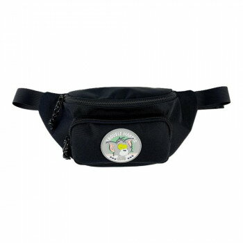 トムとジェリー シリコンアップリケ付ボディバッグ ブラック F231055-15【メーカー直送：代金引換不可：同梱不可】【北海道・沖縄・離島は配達不可】