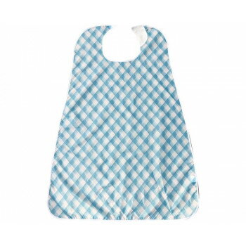 ブルー防水食事用エプロン ロングサイズ SE-91DB デニムブルー 410829 E1631【メーカー直送：代金引換不可：同梱不可】【北海道・沖縄・離島は配達不可】