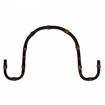 イナズマ(INAZUMA) 竹バッグ持ち手BB-10 焼き焦茶 横-約24cm2本手【メーカー直送：代金引換不可：同梱不可】【北海道・沖縄・離島は配達不可】