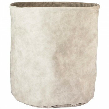 MHレザーポット10号 アッシュグレー　7700157【メーカー直送：代金引換不可：同梱不可】【北海道・沖縄..