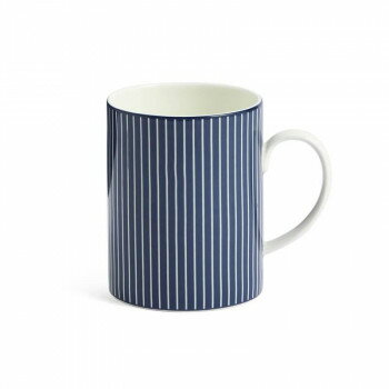 (B) Wedgwood　ウェッジウッド 　ジオブルー マグ ピンストライプブルー　1079126【メーカー直送：代金引換不可：同梱不可】【北海道・沖縄・離島は配達不可】