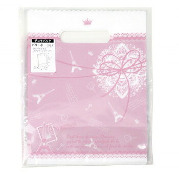 Wrapping Goods - タカ印　デコラパック パリ 160×210+90 ピンク 20P　35-4053　20枚【メーカー直送：代金引換不可：同梱不可】【北海道・沖縄・離島は配達不可】