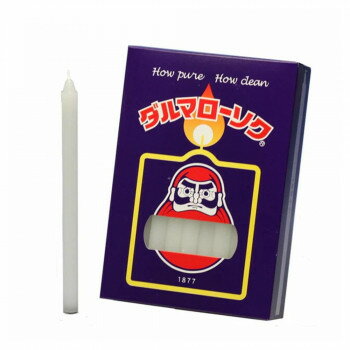 東海製蝋 ローソク ダルマローソク3号/40本 101-05【メーカー直送：代金引換不可：同梱不可】【北海道・沖縄・離島は配達不可】