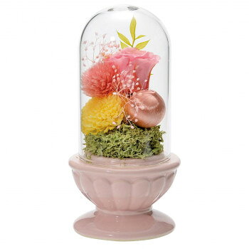天使(てんし) プリザーブドフラワー ピンク 57n2008300002【メーカー直送：代金引換不可：同梱不可】【北海道・沖縄・離島は配達不可】