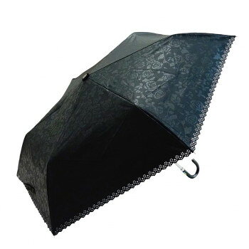 藤田屋 晴雨兼用折りたたみ傘 50cm エンボス　ヒートカット バラ SMM-2254【メーカー直送：代金引換不可：同梱不可】【北海道・沖縄・離島は配達不可】