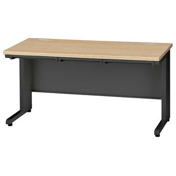 井上金庫販売 オフィス用テーブル W1400 本体BK/天板ナチュラル GSH-B147 NA【メーカー直送：代金引換..