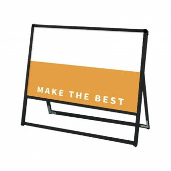 常磐精工 ブラックバリウススタンド看板 アルミ複合板 900×450片面 BVASKAP-900X450K【メーカー直送：代金引換不可：同梱不可】【北海道・沖縄・離島は配達不可】