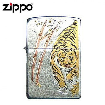 ZIPPO(ジッポー) オイルライター 電鋳板 タイガー【メーカー直送：代金引換不可：同梱不可】【北海道・沖縄・離島は配達不可】