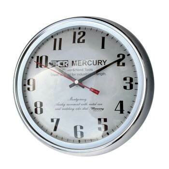 Alessi - マーキュリー ウォールクロック MONTGOMERY ホワイト ME052366【メーカー直送：代金引換不可：同梱不可】【北海道・沖縄・離島は配達不可】